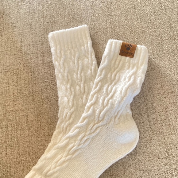 🪞 NWT bearpaw ultra super soft anklet crew ribbed socks women’s size sz 9-11 - Picture 4 of 5